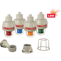 Explosion-Proof LED Warning Lights With XLT Technology, Continuous/Flashing, Amber Sidevic Inc.