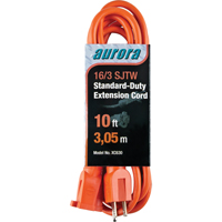 Extension Cord, Indoor/Outdoor, SJTW, 16/3 AWG, 13 A, 10' Sidevic Inc.