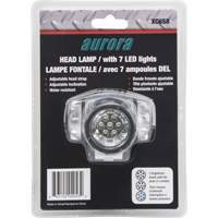 Lampe frontale, DEL, 28 lumens, 20 hres de fonctionnement, piles AAA Sidevic Inc.