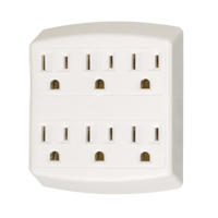 Adaptors, 6 Outlet(s), 15 Amps, 1875 W, 125 Sidevic Inc.