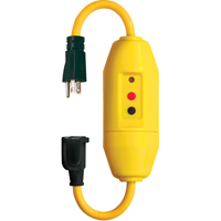 In-Line GFCI Cord Set, 120 V, 15 A, 1-1/5' Cord Sidevic Inc.