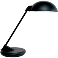 Desk Lamp, 100 W, Incandescent, Black Sidevic Inc.