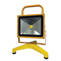Projecteurs portatifs et rechargeables, DEL, 30 W, 3000 lumens, Boîtier en Aluminium Sidevic Inc.