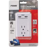 Chargeur USB Prime avec protection contre la surtension Sidevic Inc.