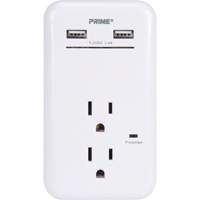 Chargeur USB Prime avec protection contre la surtension Sidevic Inc.
