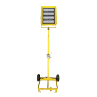 Chariot d'&eacute;clairage &agrave; t&ecirc;te unique avec treuil, DEL, 200 W, 30000 lumens, Boîtier en Aluminium Sidevic Inc.