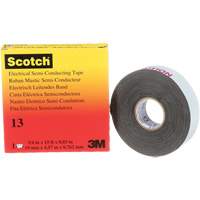 Scotch&reg; Electrical Semi-Conducting Tape, 19 mm (3/4") x 4.6 m (15'), Black, 30 mils Sidevic Inc.