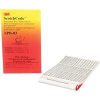 Livret d'&eacute;tiquettes pour le marquage de fils pr&eacute;imprim&eacute;es ScotchCode Sidevic Inc.