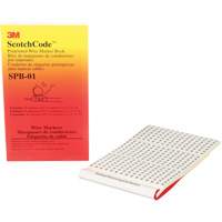 Livret d'&eacute;tiquettes pour le marquage de fils pr&eacute;imprim&eacute;es ScotchCode Sidevic Inc.