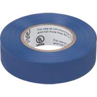 Electrical Tape, 19 mm (3/4") x 18 M (60'), Blue, 7 mils Sidevic Inc.