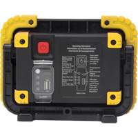 Portable Work Light, LED, 10 W, 1000 Lumens, Plastic Housing Sidevic Inc.