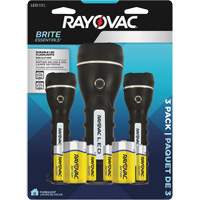 Brite Essentials Flashlight Pack, LED, 40/26 Lumens, D/AA Batteries Sidevic Inc.