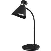 Desk Lamp, 6 W, LED, 16" Neck, Black Sidevic Inc.