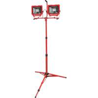 Twin Work Light with Tripod, LED, 72 W, 8000 Lumens, Aluminum Housing Sidevic Inc.