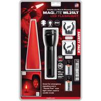 Safety Flashlight Pack, LED, 192 Lumens, C Batteries Sidevic Inc.