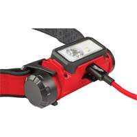 Lampe frontale pour casque de s&eacute;curit&eacute; USB REDLITHIUM, DEL, 600 lumens, 5 hres de fonctionnement, piles Rechargeable Sidevic Inc.