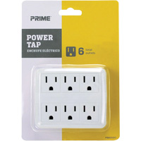 Power Tap, 6 Outlet(s), 15 A, 1875 W, 125 V Sidevic Inc.