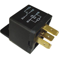 Mini relais unipolaire &agrave; une direction avec r&eacute;sistance, Prise, 40 A, 12 V Sidevic Inc.