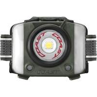 Lampe frontale FL97R &agrave; trois couleurs avec syst&egrave;me Twist Focus et commande vocale, DEL, 830 lumens, 2 hres de fonctionnement, piles Rechargeable Sidevic Inc.