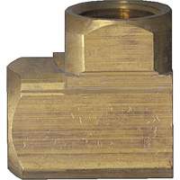 Raccord de tuyau extrud&eacute; en coude 90°, FPT, Laiton, 1/8" Sidevic Inc.