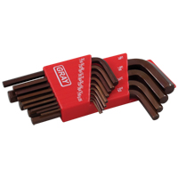 Short Arm Hex Key Set, 13 Pcs., Imperial Sidevic Inc.