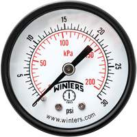 Manom&egrave;tre &eacute;conomique,  2", 0 - 30 psi, Fixation arri&egrave;re, Analogique Sidevic Inc.