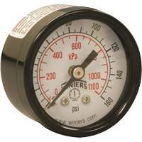 Manom&egrave;tre &eacute;conomique,  1-1/2", 0 - 160 psi, Fixation arri&egrave;re, Analogique Sidevic Inc.