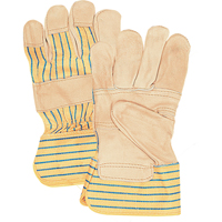 Gants d'ajusteur &agrave; paume renforc&eacute;e, Grand, Paume en Cuir fleur de vache, Doublure en Coton Sidevic Inc.