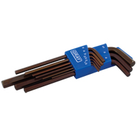 Long Arm Hex Key Set, 9 Pcs., Metric Sidevic Inc.